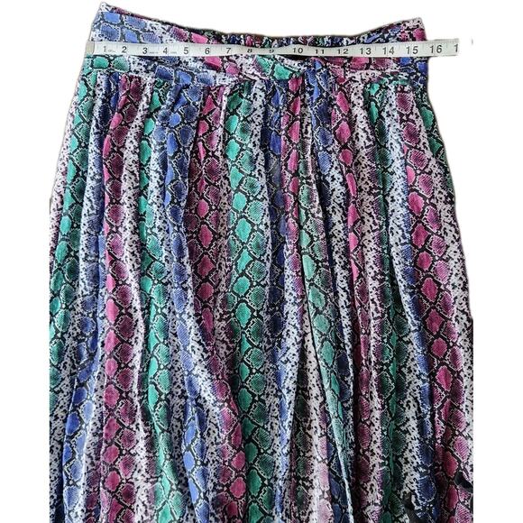Nwt Caroline Constas Hera Multi Snake Print Silk Blend Cover up Skirt Size Small - Picture 9 of 10
